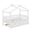 Wooden House Bed With Trundle-351713181-351713179