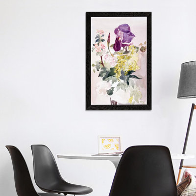 Flower Piece With Iris, Laburnum, And Geranium by Edouard Manet - Floater Frame Painting on Canvas