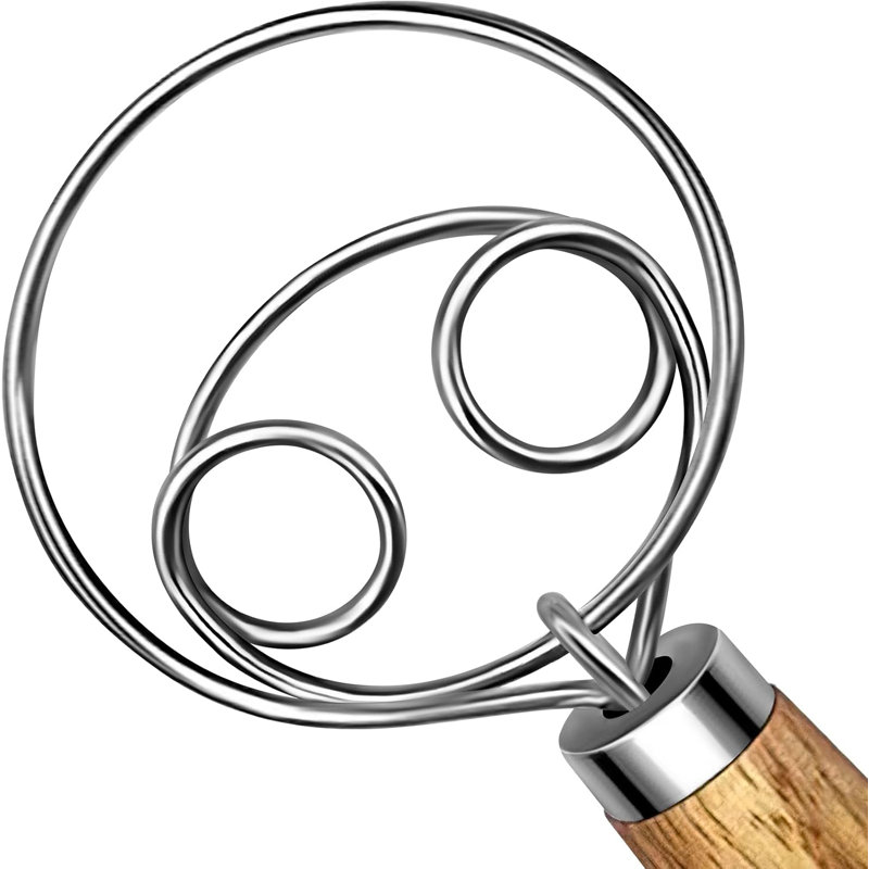 Stainless Steel Danish Dough Whisk