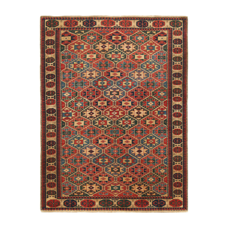 Kilim & Flat Weave One-of-a-Kind 4'6X6' Hand Knotted Area Rug