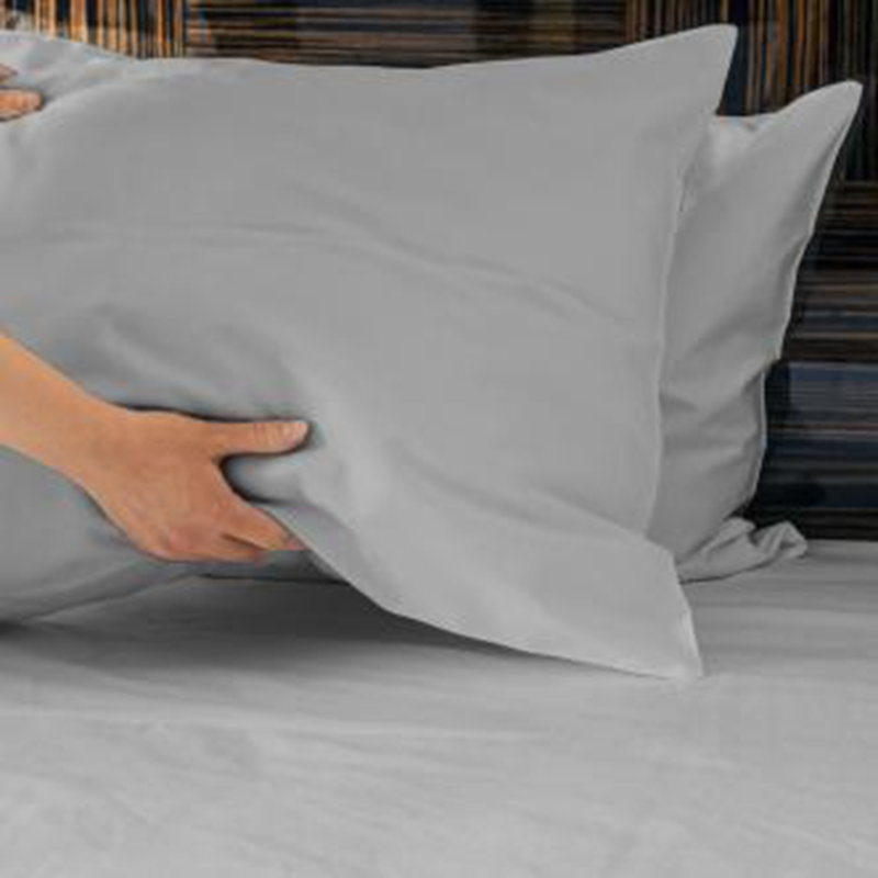 Deluxe Soft 100% Rayon From Derived from Bamboo 4-Piece sheet Set, Light Gray, California King Sheet Set  with 2 Pillowcases