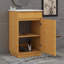 Meuble-lavabo de 20 pouces avec lavabo en céramique, tablette réglable, style maison de campagne