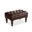 Banc en cuir de style rétro pour la chambre à coucher et le vestibule