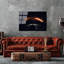 Superbe peinture murale en verre trempé 27,6 po x 39,4 po | 100% verre trempé, épaisseur: 0,16 pouce | Décoration élégante pour le salon ou le bureau, durable et facile à nettoyer, idée de cadeau parfaite