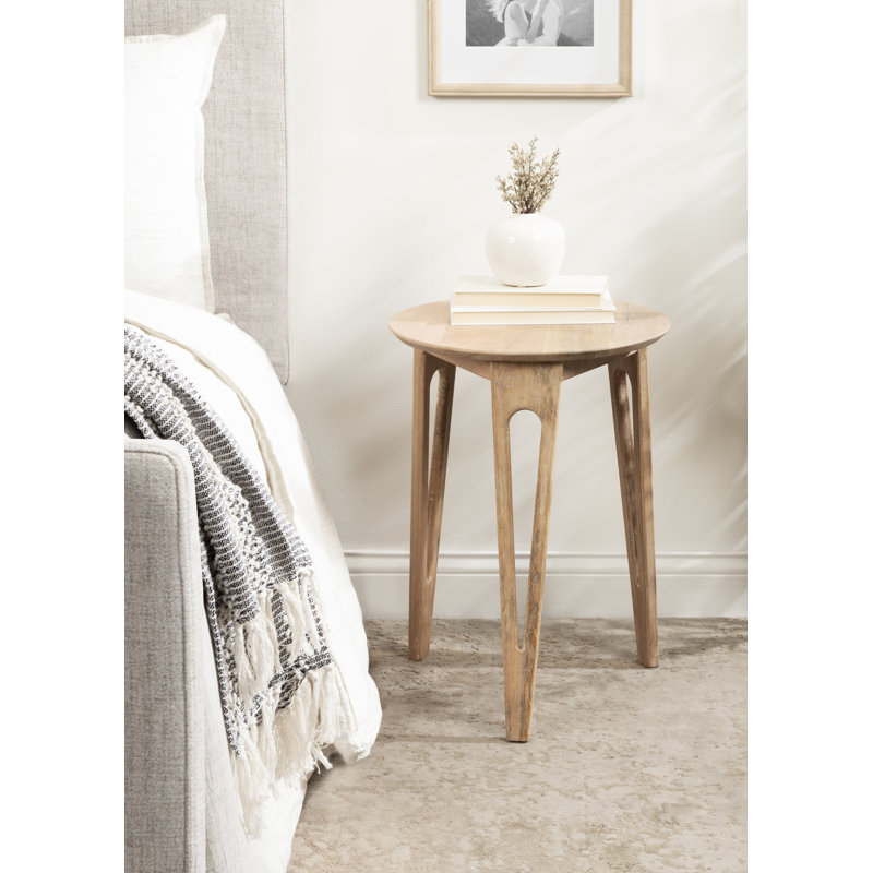 Table d'appoint en bois, Tanné