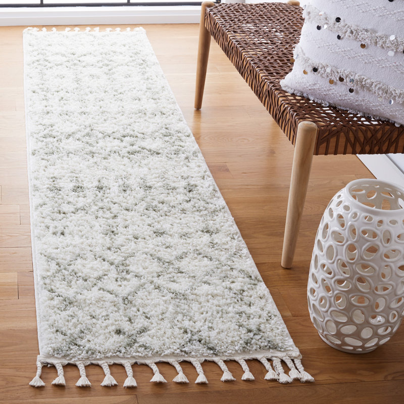 Akiharu Fringe Shag Performance Southwestern Rug, Runner 2'2" x 8'