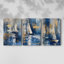 Sea and Shore Series XXI - Ensemble de toiles tendues avec châssis Premium - Prêt à être accroché-962762331