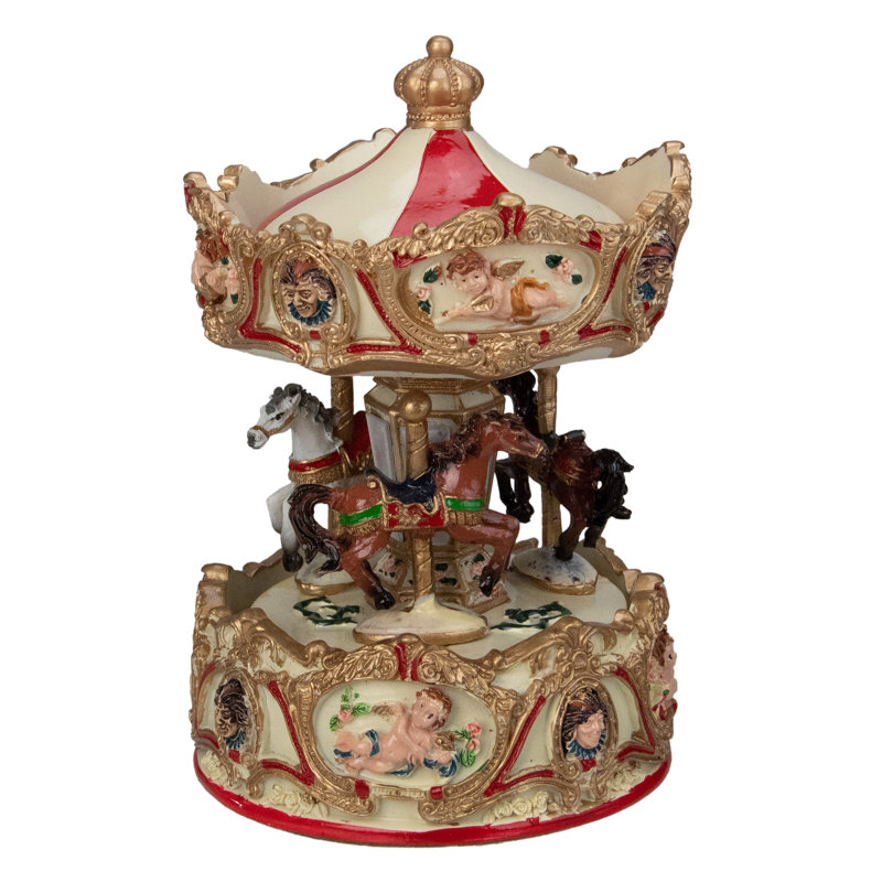 Boîte à musique 6,5 "carrousel