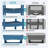 7-Piece HDPE Outdoor Patio Dining Set-1279569763