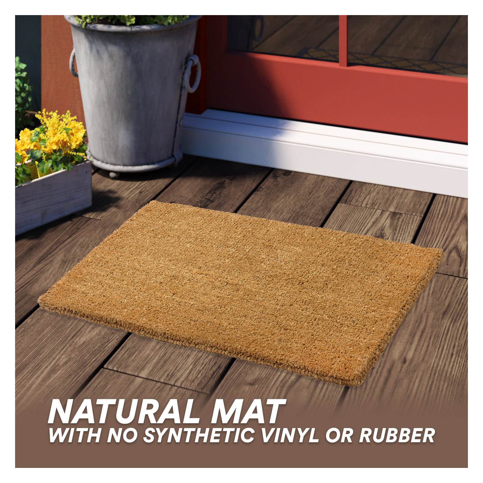 Hancock Indoor/Outdoor Doormat, 2' x 5'