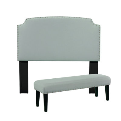 Almeida Upholstered Cotton Panel Headboard