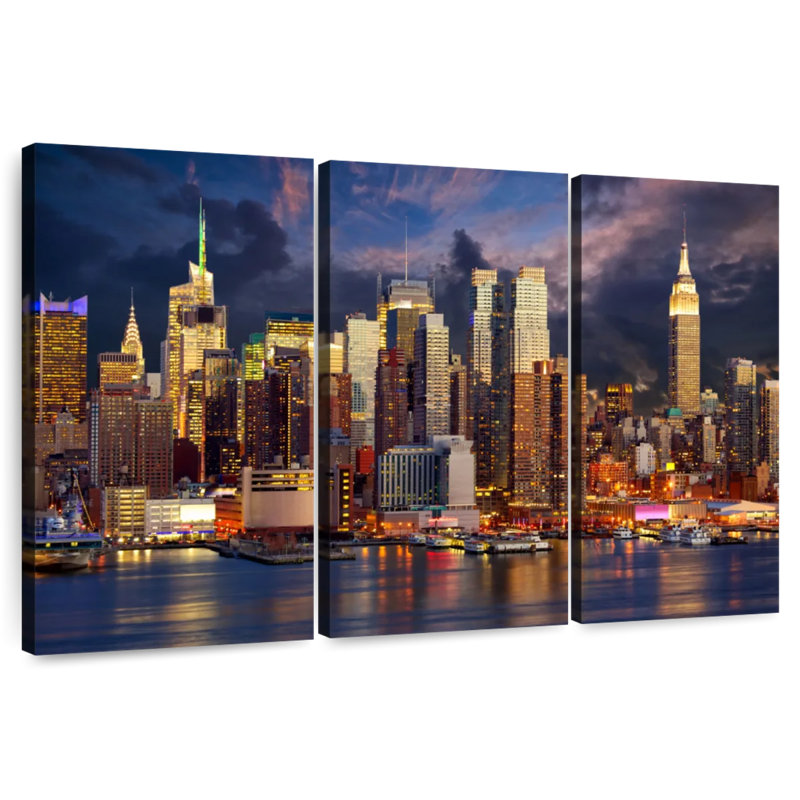 Sebbie Midtown Manhattan Skyline, 20" H x 33" W