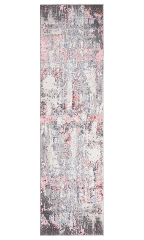 Galesburg Abstract Area Rug, Rectangle 60 x 110cm
