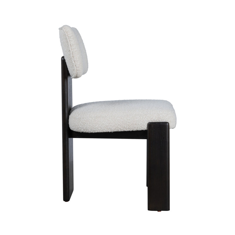 Zared Dining Chair, Cream, Black