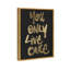 Typographie et citations «Yolo Inspirational Quotes and Sayings - Floater Frame», reproduction d'art sur toile-1064912032-1064912044