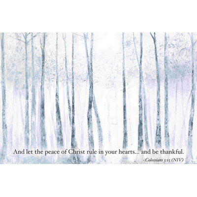 «Silver Bark Trees», impression sur toile tendue