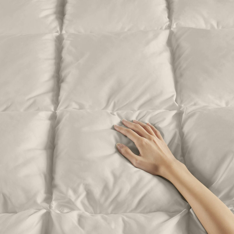 Prampton Overfilled Down Alternative Comforter, Queen, Ivory
