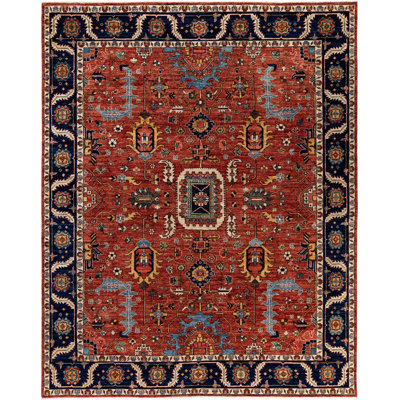 Dobbins One-of-a-Kind 8' 1" X 10' 1" Wool Area Rug Red
