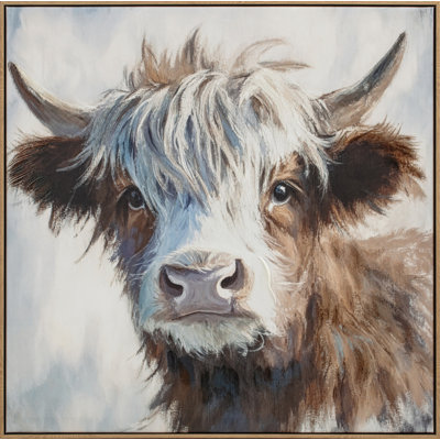 Highland Fluff, art mural sur toile