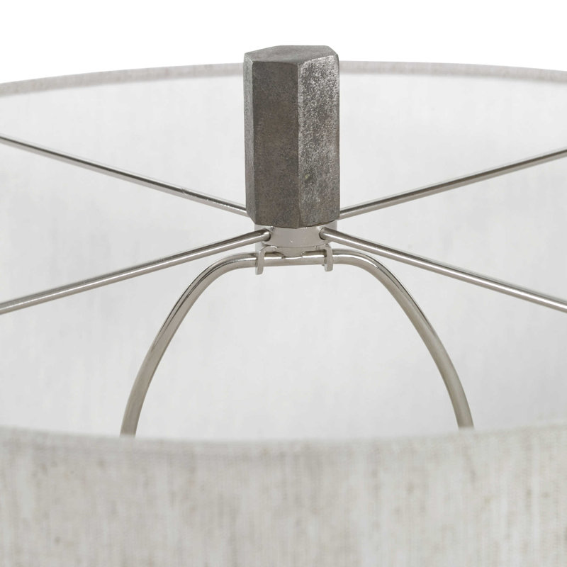 Cyla 62.25'' Distressed Steel Traditional Floor Lamp