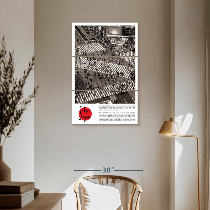 Sireci Tokyo Shibuya Crossing, 57" H x 36" W