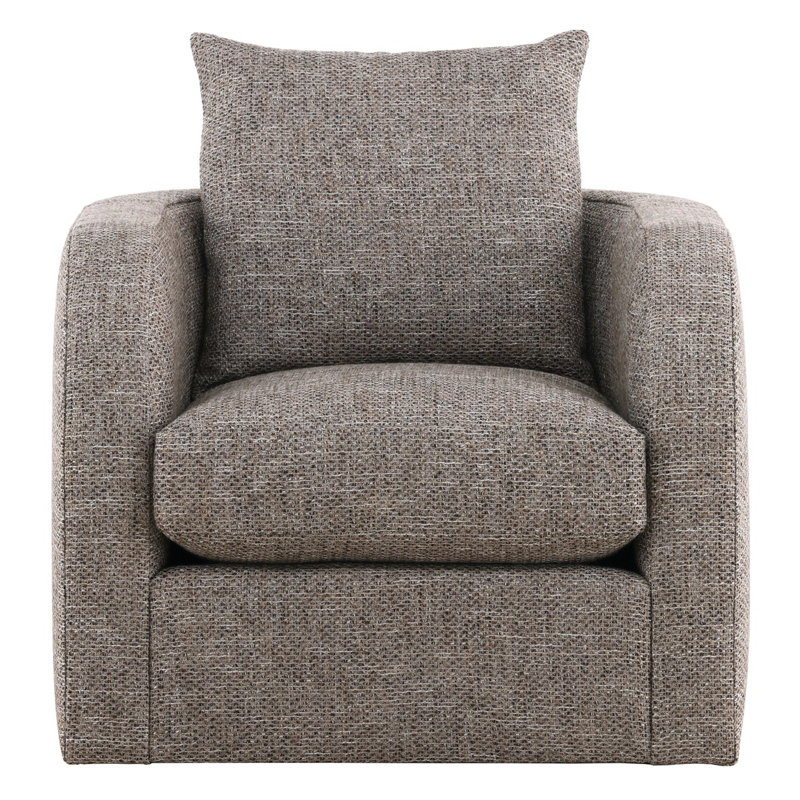 Ostrum By Thom Filicia Swivel Armchair, Navada Blue
