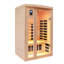 Sauna chauffant à infrarouge lointain pour deux personnes avec lumières de lecture + lumières colorées + Bluetooth + lumières extérieures