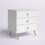 Commode anglaise à 3 tiroirs H 21,6 po Lafitte-427145805