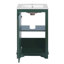 Meuble-lavabo de 20 po avec lavabo en céramique, ensemble de meuble-lavabo simple autoportant avec porte à fermeture douce, tablette réglable, style moderne-121709032