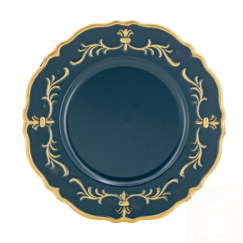 Ensemble de 8 assiettes décoratives, 8, Vert