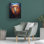 Momart Fire Lion sur toile