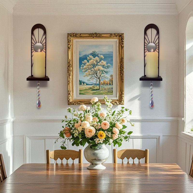 Wall Mounted Candle And Wall Lamp