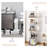 5-Tier Rotating Bookshelf