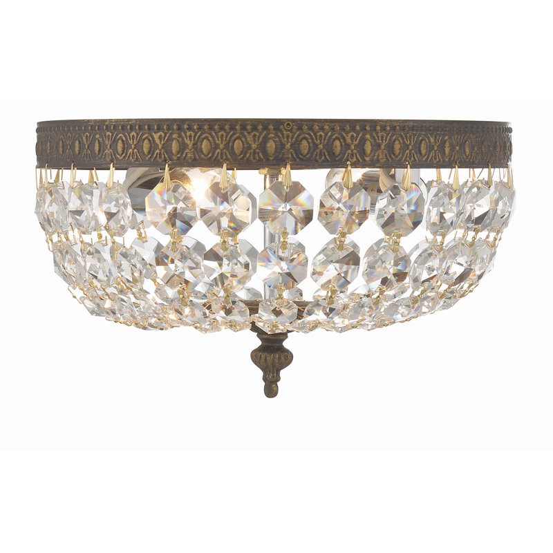 Eila Flush Mount, Majestic Wood Polish