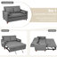 Causeuse convertible avec lit escamotable