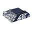 Housse de couette 6 pièces multicolore avec motif complexe et 3 coussins pour lit double / grand