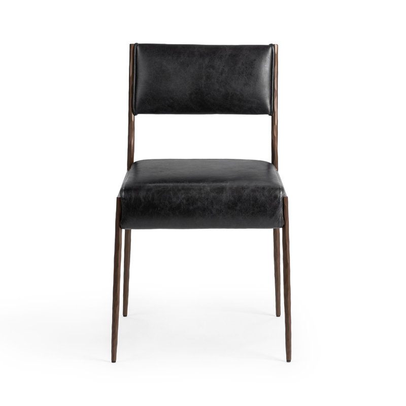 Kayne Upholstered Dining Chair, Jet Black