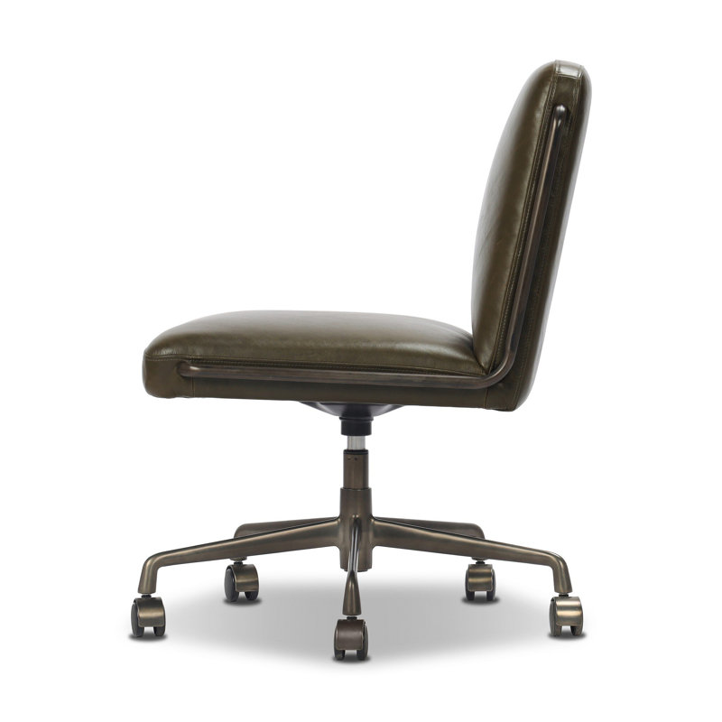 Amos Armless Desk Chair, Dulane Moss