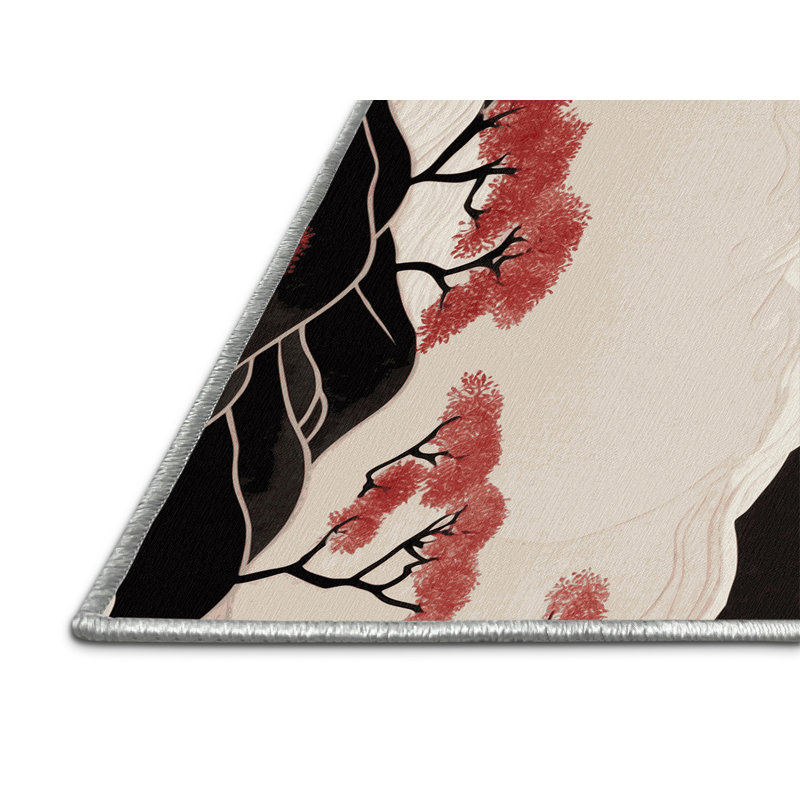 Sakura Reflections Rug, Rectangle 3' x 5'