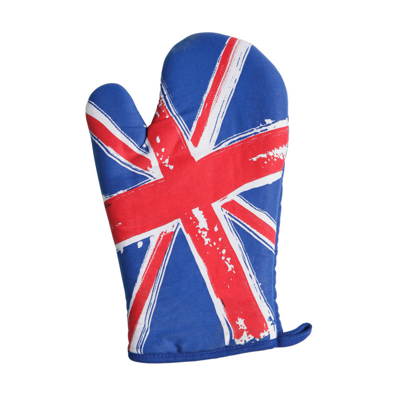 Belfry Kitchen Tackett Plaid Cotton Oven Mitt