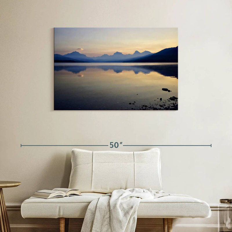 Alvord Glacier Park, lac Sunset, H 26 po x l 39 po