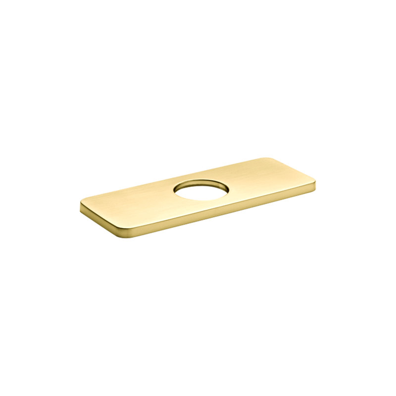 Logis Cube Baseplate, Brushed Gold Optic