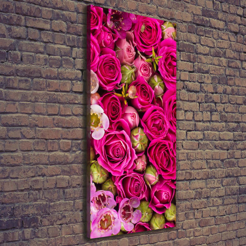Bouquet Of Flowers - Wrapped Canvas Print