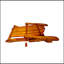 Chaise Adirondack pliable - Bois de peuplier massif, assise large pour un confort intérieur / extérieur et une durabilité accrue