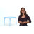 Jannet Kids Square Vinyl Upholstered Folding Table-97801734