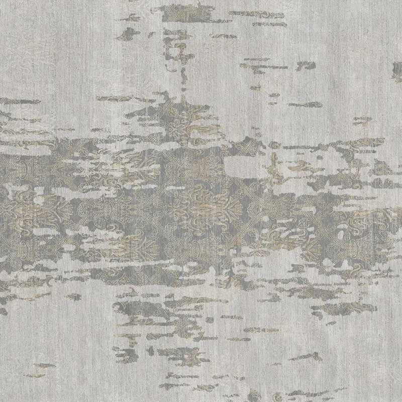 Pearl Geometric Area Rug in Gray, Rectangle 8' x 10'