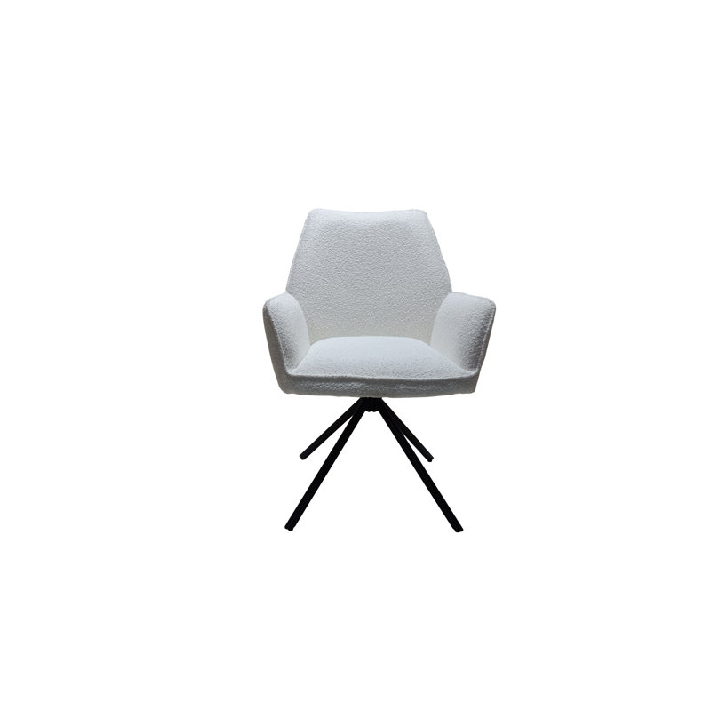 46cm H Upholstered Armchair, Ivory