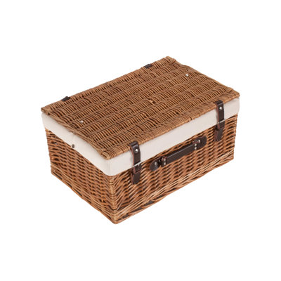 Wicker Basket with Lining