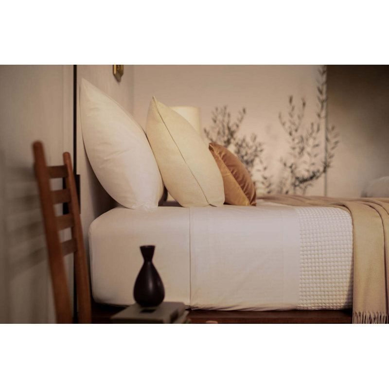 Classic Cotton Percale Duvet Cover, White, King Duvet Cover