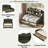 Wooden Daybed With 2 Storage Drawers And Storage Headboard Shelving-22772390